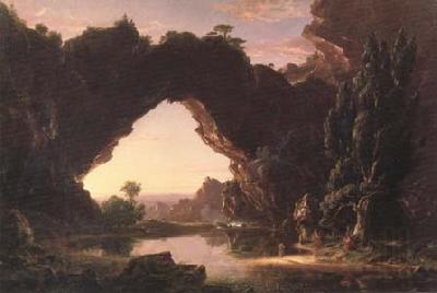 Thomas Cole Evening in Arcady (mk13) France oil painting art